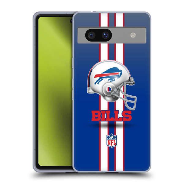 NFL Buffalo Bills Logo Helmet Soft Gel Case for Google Pixel 7a