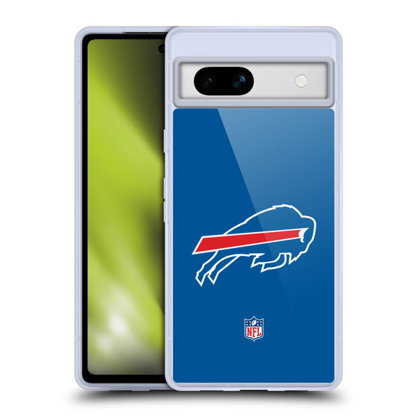 NFL Buffalo Bills Logo Plain Soft Gel Case for Google Pixel 7a