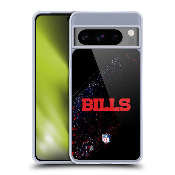 NFL Buffalo Bills Logo Blur Soft Gel Case for Google Pixel 8 Pro