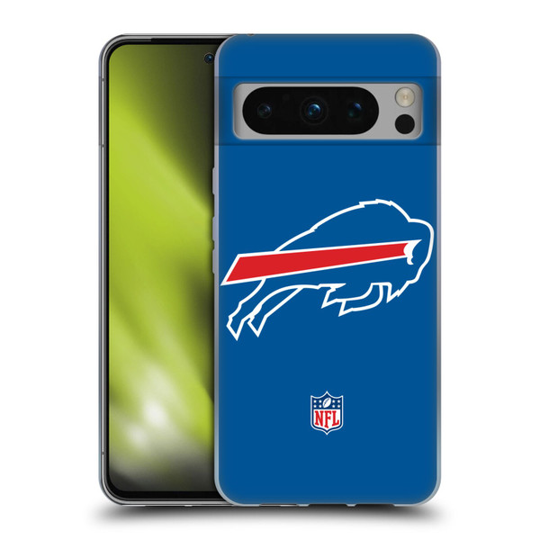 NFL Buffalo Bills Logo Plain Soft Gel Case for Google Pixel 8 Pro