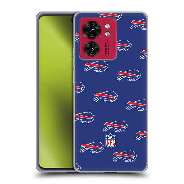 NFL Buffalo Bills Artwork Patterns Soft Gel Case for Motorola Moto Edge 40