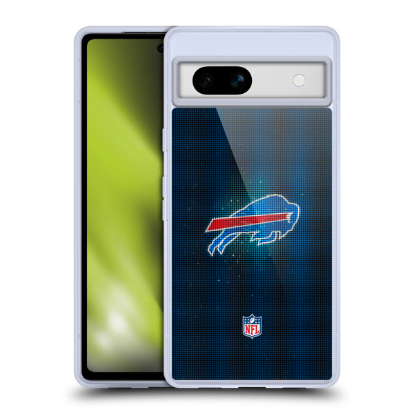 NFL Buffalo Bills Artwork LED Soft Gel Case for Google Pixel 7a