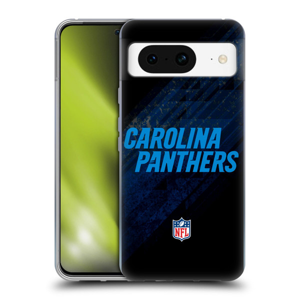 NFL Carolina Panthers Logo Blur Soft Gel Case for Google Pixel 8