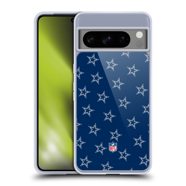 NFL Dallas Cowboys Artwork Patterns Soft Gel Case for Google Pixel 8 Pro