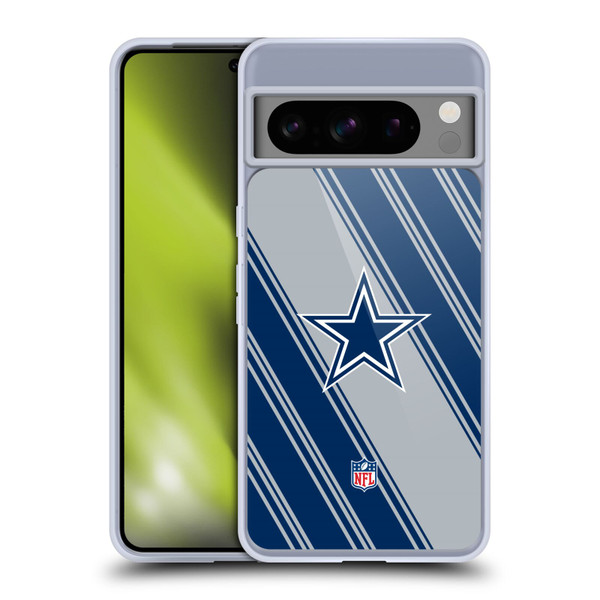 NFL Dallas Cowboys Artwork Stripes Soft Gel Case for Google Pixel 8 Pro