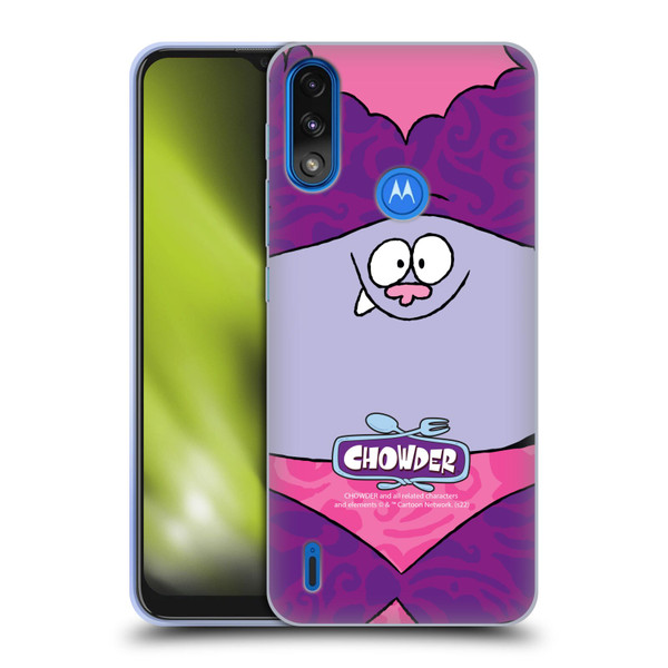 Chowder: Animated Series Graphics Full Face Soft Gel Case for Motorola Moto E7 Power / Moto E7i Power