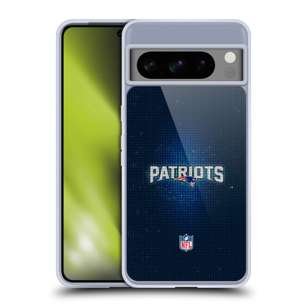 NFL New England Patriots Artwork LED Soft Gel Case for Google Pixel 8 Pro