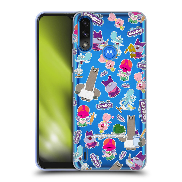 Chowder: Animated Series Graphics Pattern Soft Gel Case for Motorola Moto E7 Power / Moto E7i Power
