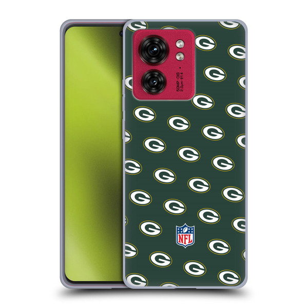 NFL Green Bay Packers Artwork Patterns Soft Gel Case for Motorola Moto Edge 40