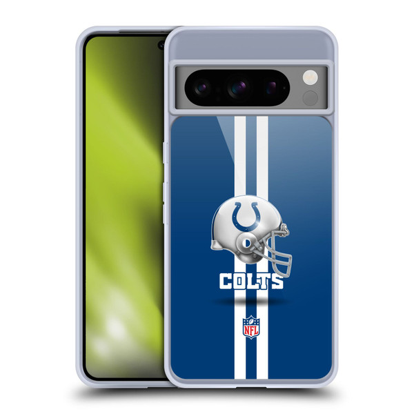 NFL Indianapolis Colts Logo Helmet Soft Gel Case for Google Pixel 8 Pro