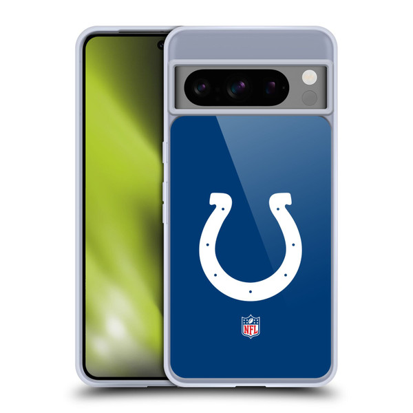 NFL Indianapolis Colts Logo Plain Soft Gel Case for Google Pixel 8 Pro