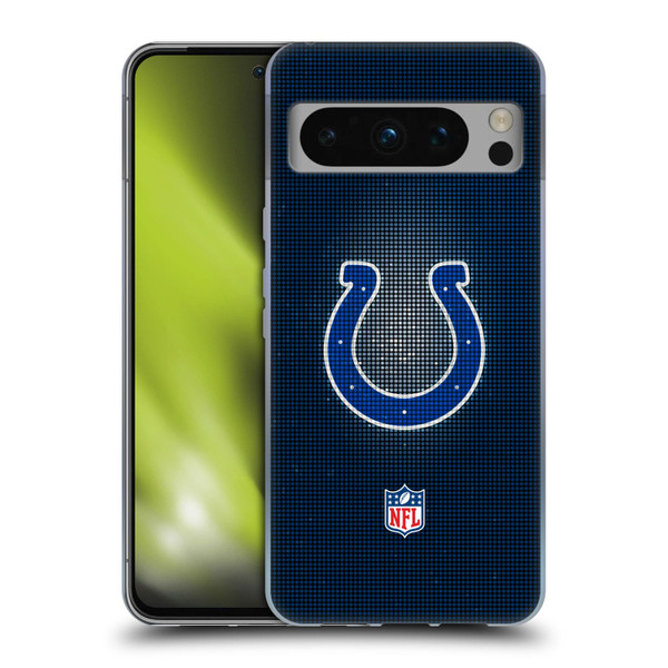 NFL Indianapolis Colts Artwork LED Soft Gel Case for Google Pixel 8 Pro