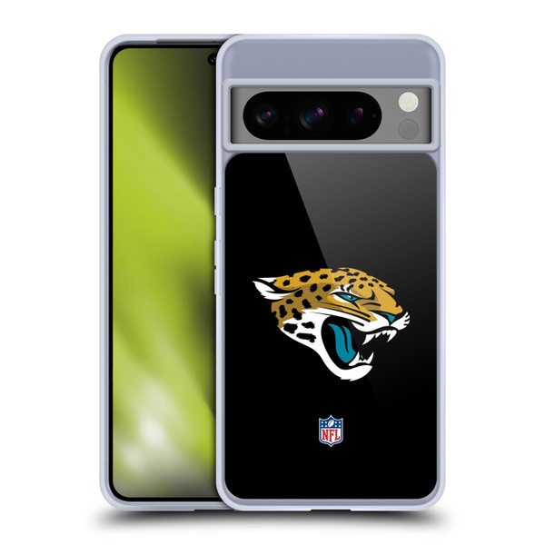 NFL Jacksonville Jaguars Logo Plain Soft Gel Case for Google Pixel 8 Pro