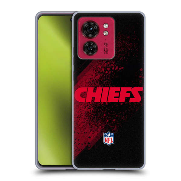 NFL Kansas City Chiefs Logo Blur Soft Gel Case for Motorola Moto Edge 40
