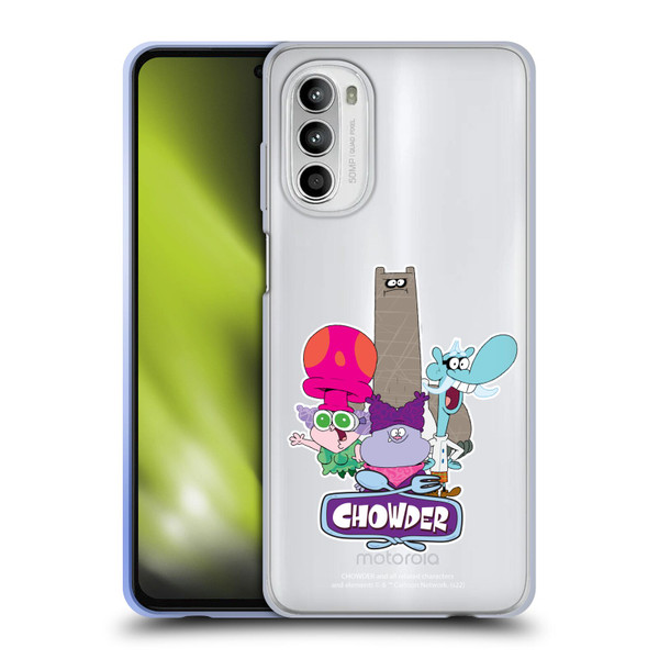 Chowder: Animated Series Graphics Character Art Soft Gel Case for Motorola Moto G52
