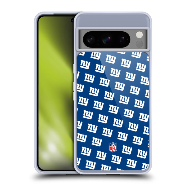 NFL New York Giants Artwork Patterns Soft Gel Case for Google Pixel 8 Pro