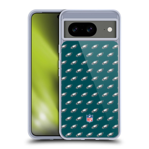 NFL Philadelphia Eagles Artwork Patterns Soft Gel Case for Google Pixel 8