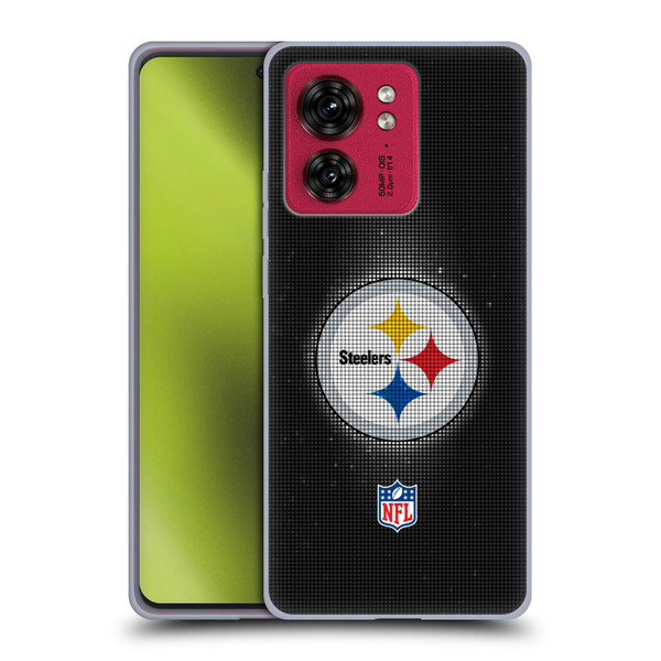 NFL Pittsburgh Steelers Artwork LED Soft Gel Case for Motorola Moto Edge 40