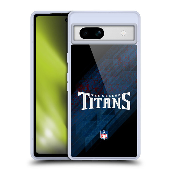 NFL Tennessee Titans Logo Blur Soft Gel Case for Google Pixel 7a