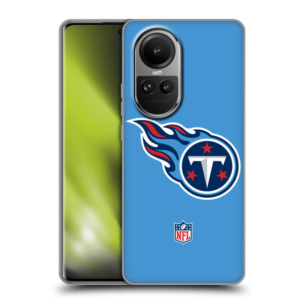 NFL Tennessee Titans Logo Plain Soft Gel Case for OPPO Reno10 5G / Reno10 Pro 5G