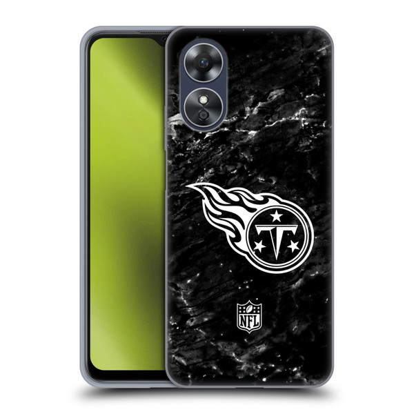NFL Tennessee Titans Artwork Marble Soft Gel Case for OPPO A17