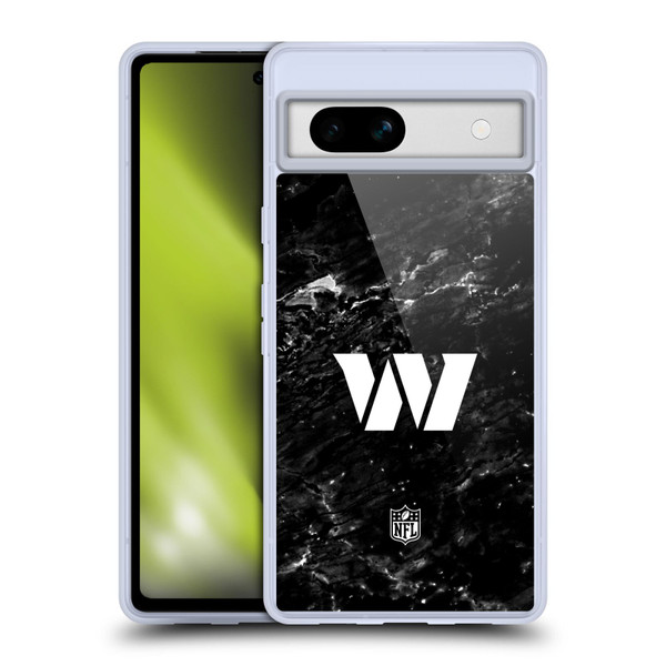NFL Washington Football Team Artwork Marble Soft Gel Case for Google Pixel 7a