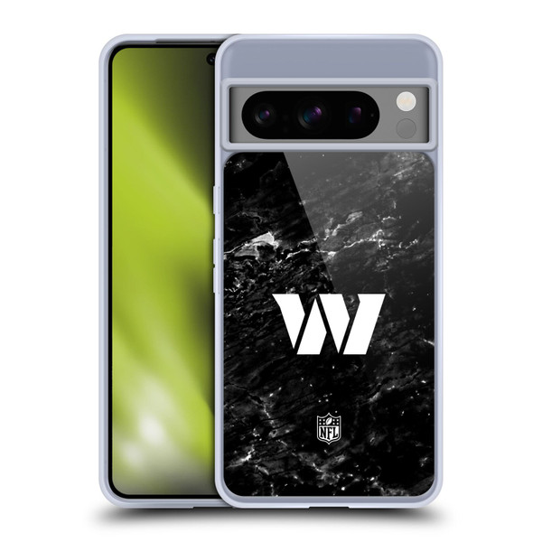 NFL Washington Football Team Artwork Marble Soft Gel Case for Google Pixel 8 Pro