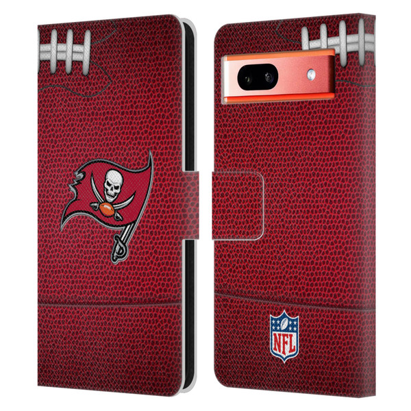 NFL Tampa Bay Buccaneers Graphics Football Leather Book Wallet Case Cover For Google Pixel 7a