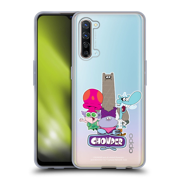 Chowder: Animated Series Graphics Character Art Soft Gel Case for OPPO Find X2 Lite 5G