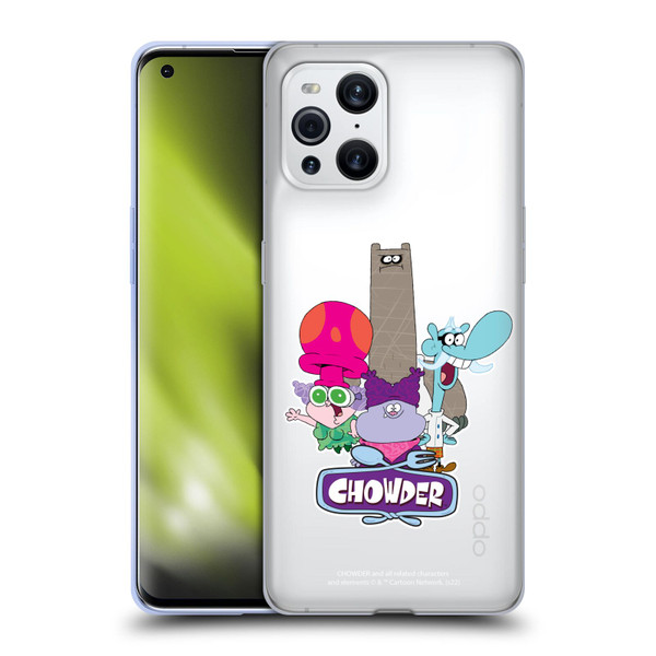 Chowder: Animated Series Graphics Character Art Soft Gel Case for OPPO Find X3 / Pro