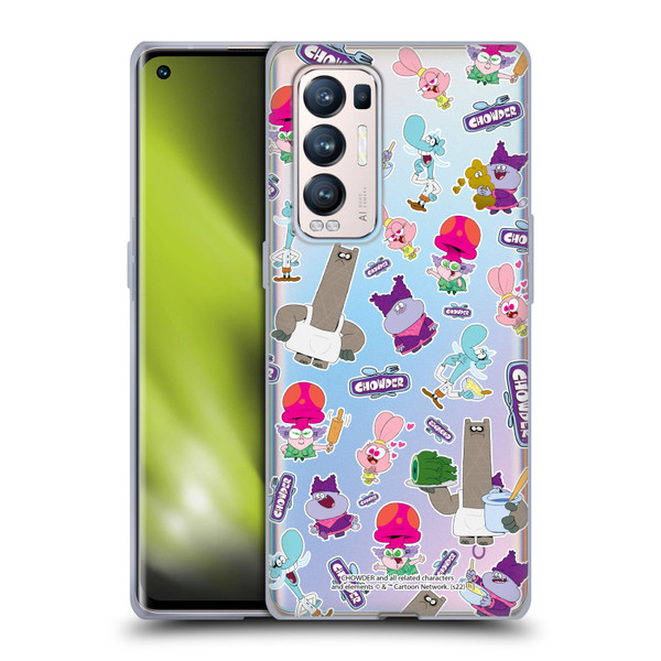 Chowder: Animated Series Graphics Pattern Soft Gel Case for OPPO Find X3 Neo / Reno5 Pro+ 5G