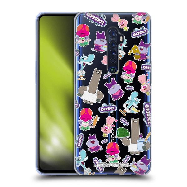 Chowder: Animated Series Graphics Pattern Soft Gel Case for OPPO Reno 2