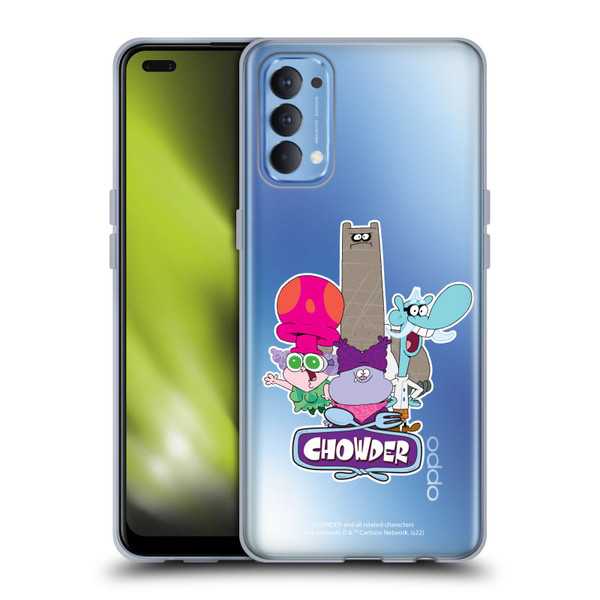Chowder: Animated Series Graphics Character Art Soft Gel Case for OPPO Reno 4 5G