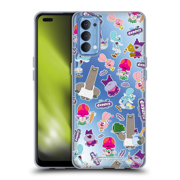 Chowder: Animated Series Graphics Pattern Soft Gel Case for OPPO Reno 4 5G