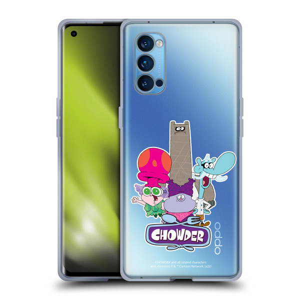 Chowder: Animated Series Graphics Character Art Soft Gel Case for OPPO Reno 4 Pro 5G