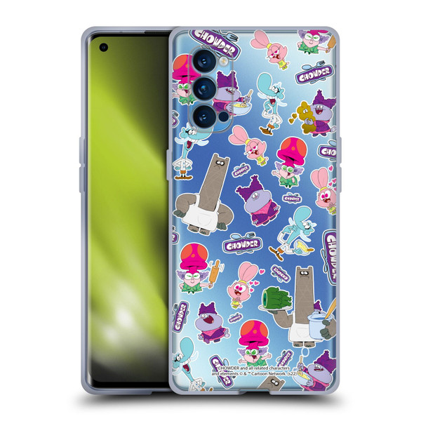 Chowder: Animated Series Graphics Pattern Soft Gel Case for OPPO Reno 4 Pro 5G