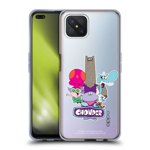 Chowder: Animated Series Graphics Character Art Soft Gel Case for OPPO Reno4 Z 5G