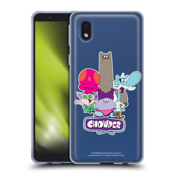Chowder: Animated Series Graphics Character Art Soft Gel Case for Samsung Galaxy A01 Core (2020)