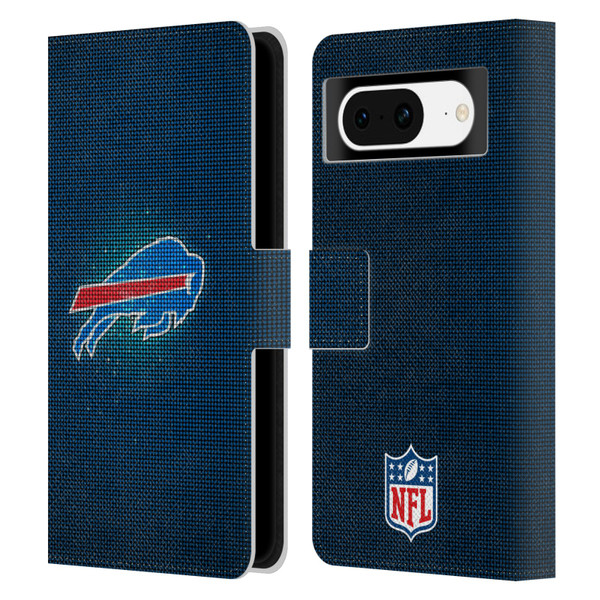 NFL Buffalo Bills Artwork LED Leather Book Wallet Case Cover For Google Pixel 8