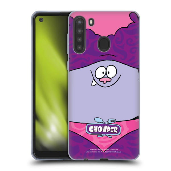 Chowder: Animated Series Graphics Full Face Soft Gel Case for Samsung Galaxy A21 (2020)