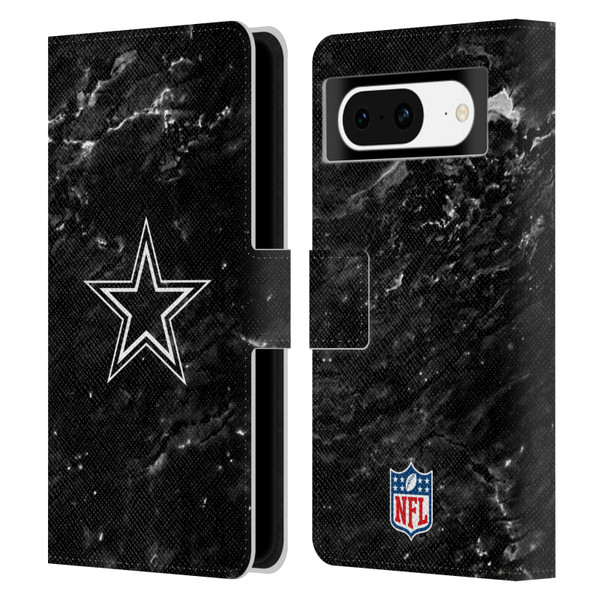 NFL Dallas Cowboys Artwork Marble Leather Book Wallet Case Cover For Google Pixel 8