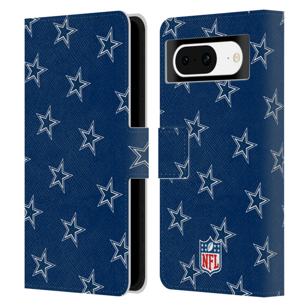 NFL Dallas Cowboys Artwork Patterns Leather Book Wallet Case Cover For Google Pixel 8