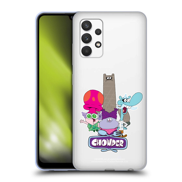 Chowder: Animated Series Graphics Character Art Soft Gel Case for Samsung Galaxy A32 (2021)