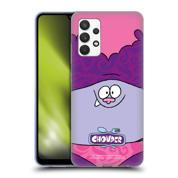 Chowder: Animated Series Graphics Full Face Soft Gel Case for Samsung Galaxy A32 (2021)