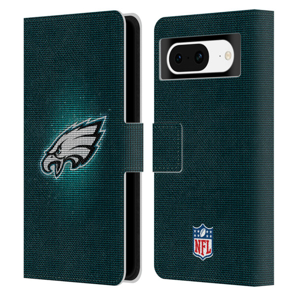 NFL Philadelphia Eagles Artwork LED Leather Book Wallet Case Cover For Google Pixel 8