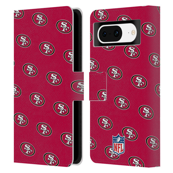 NFL San Francisco 49ers Artwork Patterns Leather Book Wallet Case Cover For Google Pixel 8