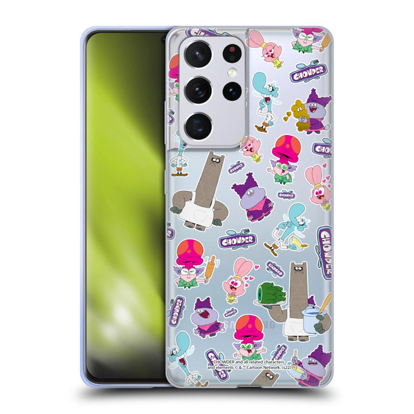 Chowder: Animated Series Graphics Pattern Soft Gel Case for Samsung Galaxy S21 Ultra 5G