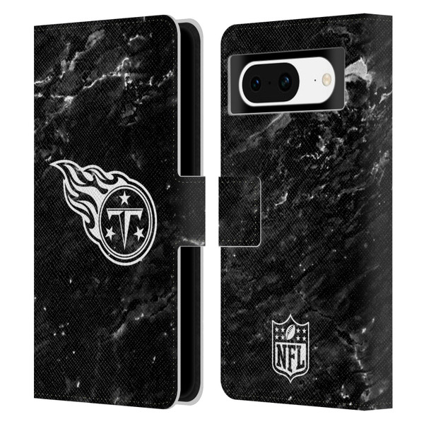 NFL Tennessee Titans Artwork Marble Leather Book Wallet Case Cover For Google Pixel 8