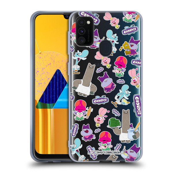 Chowder: Animated Series Graphics Pattern Soft Gel Case for Samsung Galaxy M30s (2019)/M21 (2020)