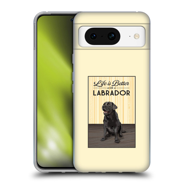 Lantern Press Dog Collection Labrador Soft Gel Case for Google Pixel 8